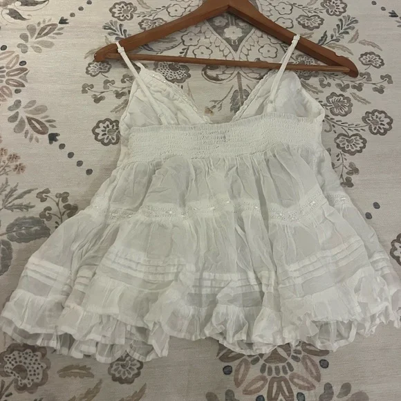 Kimchi Blue Tara Embroidered Cotton Babydoll Cami EUC - Picture 5 of 7